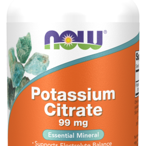 NOW Potassium Citrate - 180 Capsules