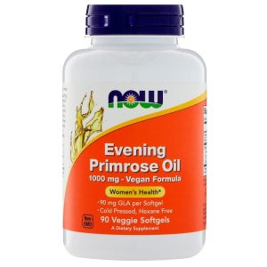 NOW Organic Evening Primrose Oil 1,000 mg - 90 Veg Softgels