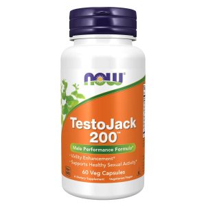 NOW TestoJack 200 Extra Strength - 60 Veg Capsules
