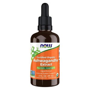 NOW Organic Ashwagandha Liquid Extract - 2 fl oz